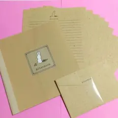 【当時物】アフタヌーン　レターセット　昭和レトロ　便箋　封筒　激レア　うさぎ