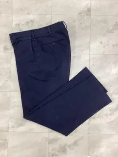 W76 J.PRESS SMART FIT PANTS ネイビー チノパン