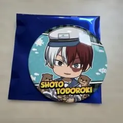 轟焦凍　缶バッジ　ミニキャラ　ヒロアカ　シーパラ　コラボ