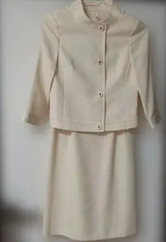 Courreges アイボリー　 ジャケット 　ワンピース セット　サイズ9号