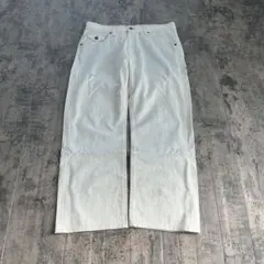 Karl Helmut ワイドデニム 刺繍　ダメージ　ホワイト　古着　アメカジのサムネイル