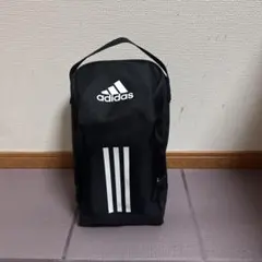 adidas シューズケース 黒 メッシュ