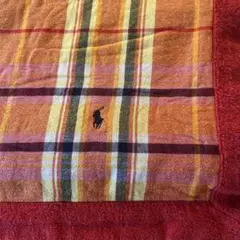 Polo Ralph Lauren タオルケット チェック柄赤のサムネイル