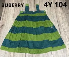 ☆BURBERRY☆ノースリーブワンピース☆4Y 104cm☆のサムネイル