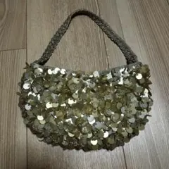 【中古】I.F.O NEW YORK_スパンコールバッグ