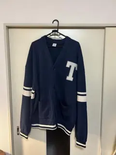 ZARA ネイビー カーディガン XL