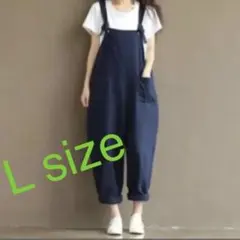 ★SALE★サロペット オールインワン デニム風 綿素材 韓国 カジュアル
