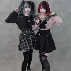 Majoretty ブラック リボン ブラウス 地雷 量産 夢乃ねむる