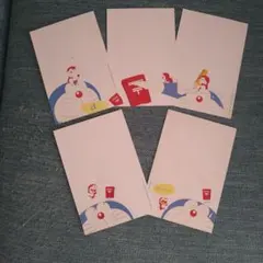 ドラえもん ポストカード 5枚セット