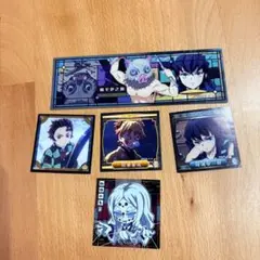 鬼滅の刃　シール　列伝　炭治郎　時透有一郎　我妻善逸　蜘蛛の鬼　嘴平伊之助