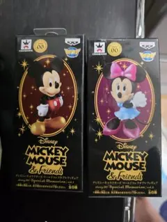 ディズニー ミッキーとミニーのフィギュア wcfのサムネイル