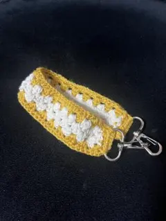 【ハンドメイド】スマホストラップ かぎ針編み