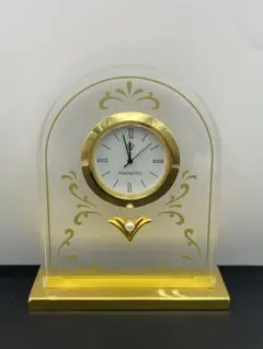 【動作確認済み稼働】ミキモト　置き時計　パール真珠のサムネイル