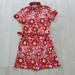 エフィカス ♡ ゴルフ ワンピース ♡花柄 ピンクのサムネイル