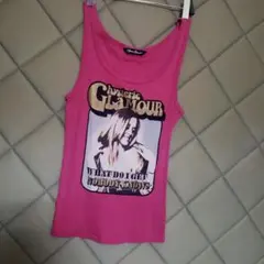 Hysteric Glamour ピンクタンクトップ名作ヤンキーガール Hysteric Glamour ピンクタンクトップ名作ヤンキーガール - メルカリ