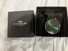 COACH アナログ腕時計 グリーン