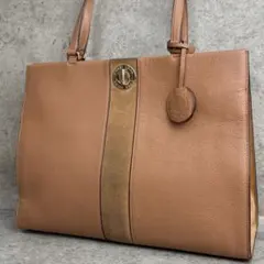 ✨良品✨ コールハーン トートバッグ ターンロック A4収納 ブラウン 茶色のサムネイル