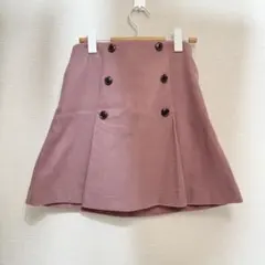 ピンクフレアミニスカート