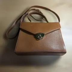 ウンガロ　2ウェイ　ハンドバッグ　茶色　日本製