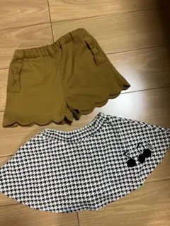 kp エニィファム　110cm ショートパンツ　スカパン　スカート　キッズ