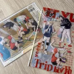 ハイキュー ジャンプGIGA付録 クリアカード アクリルパネル 黒尾 孤爪研磨