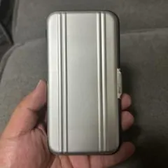 ★iPhone14ゼロハリバートン 手帳型★シルバー