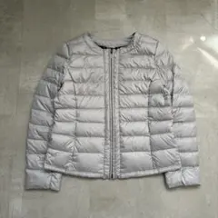 vie paisible 軽量ダウン ジャケット ノーカラー M ドット キルトのサムネイル