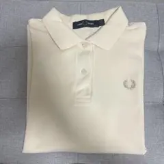 FRED PERRY アイボリー ポロシャツ UK 8