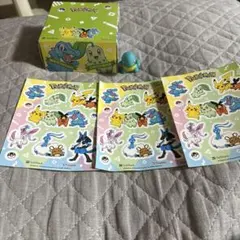 ポケモン シール 3枚セット 箱付き