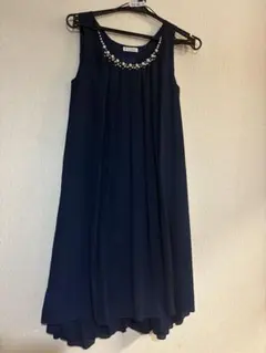 axes femme ネイビー バックバラスリットドレス(値下げしました)