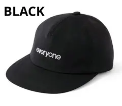 everyone og logo daily cap black 新品未使用 黒 限定 everyone og logo daily cap (BLACK) - メルカリ