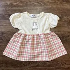 ミッフィー miffy 半袖ワンピース チュニック 100cm