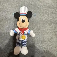 【新品未使用】シェフミッキー ぬいぐるみストラップ ミッキー