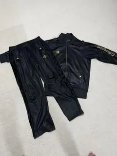 上下セット 24Karats セットアップ ジャージ パーカー ロゴ ブラック