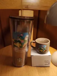 スタバ ポケモン コールドカップタンブラー＆スタッキングデミマグ 2点セット