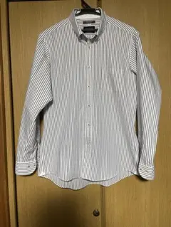 オリヒカ　SOLOTEX ストライプ 長袖シャツ Lサイズ