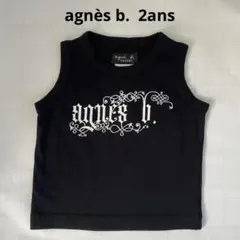 【未使用】アニエスベー アンファン2ans タンクトップ ベビー ブラック