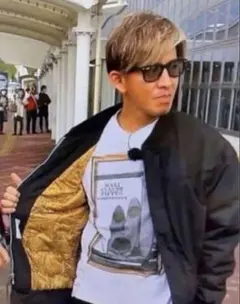 p*.様 新品 黒金 Mサイズ ダービーオブサンフランシスコ ダービージャケット