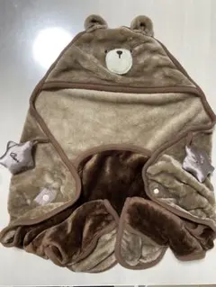 クマのフード付きブランケット 50~80cm