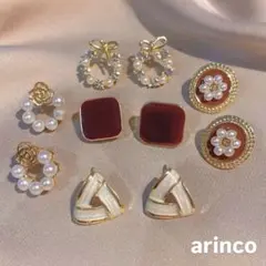 ⑨ 5ペア ピアス まとめ売り 韓国 イヤリング