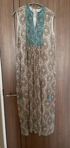 ヌキテパ nequittezpasノースリーブワンピース ジャガード アナベル