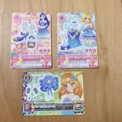 アイカツカード フラワーピルエットコーデ3枚
