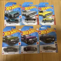 最終値下げホットウィール　Nissan Skyline ミニカーコレクション6台
