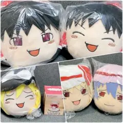 東方Project 博麗霊夢 霧雨魔理沙 ゆっくり ぬいぐるみ 6点 まとめ売り