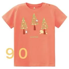 mont-bell Tシャツ　コーラルピンク保育園　90 モンベル