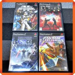 PS2ソフト【スターウォーズ★動作確認済】アクション ４本セット