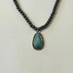 【訳あり】ネックレス　ナバホ族　インディアンジュエリー　ターコイズ　ペンダント