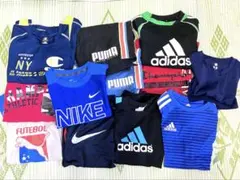 adidas NIKE Tシャツ、PUMA半ズボン12枚セット 150cm