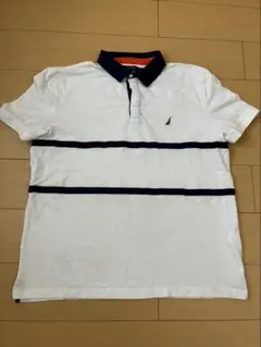 NAUTICA ポロシャツ ホワイト XXL