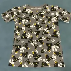 キャラクター柄 グレー Tシャツ